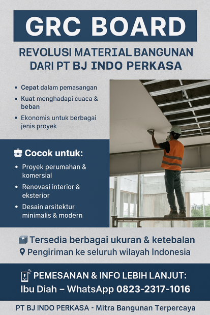 Harga GRC Board Anti Air di Pekalongan